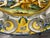 A massive tin glazed earthenware platter from the Deruta region of Italy. The plater depicts a bacchanalian scene and...