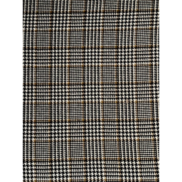 Midcentury Tweed Houndstooth Plaid Sofa For Sale - Image 10 of 14