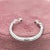 Stackable Band Ring with Natural Diamonds & Milgrain Details in Solid 14K Gold For Sale In Columbus - Image 6 of 6