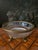 Antique Baccarat Style Crystal and Bronze Footed Bowl For Sale - Image 10 of 10