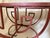 Metal Vintage Mid-Century Art Deco Greek Key Wrought Iron & Tile Top Accent Table For Sale - Image 7 of 9