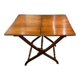 Antique English Regency Mahogany Coaching Table For Sale
