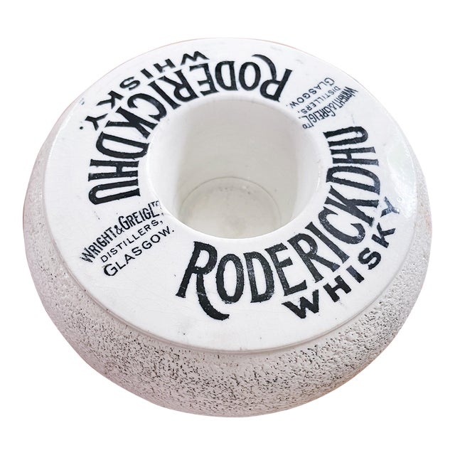 Antique Scottish Whisky Advertising Match Striker For Sale