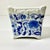 Blue 1940s Vintage Boho Chic Hollywood Regency Chinoiserie Blue Onion Petite Planter For Sale - Image 8 of 10