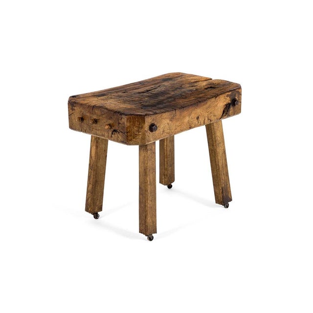 Georgian Elm Butchers Block For Sale - Image 16 of 16