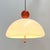 1970s Orange Saliscendi Pendant Light attributed to Elio Martinelli for Martinelli Luce, 1970s For Sale - Image 5 of 7