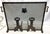 1920's Cahill Iron Works 3-Piece Cast Iron Fireplace Set With Andirons and Screen For Sale - Image 9 of 18