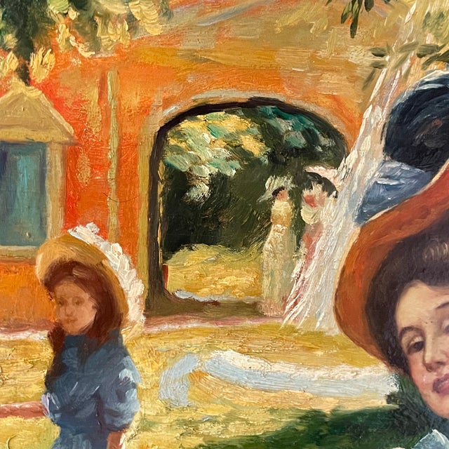 After Oscar Arthur Bluhm, Midsummer Day, Oil on Panel, Framed For Sale - Image 8 of 18