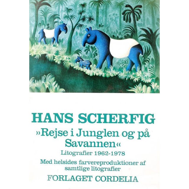 Hans Scherfig's posts "Travel in the Jungle and the Savannah/Journey in the Jungle and Savannah" 1962-1978, Measurements:...