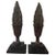 Antique 18th Century American Chippendale Mahogany Flame and Urn Form Treen Finials - a Pair For Sale - Image 13 of 13