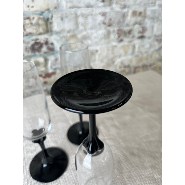 Vintage Luminarc France Champagne Flute Glasses - Set of 3 For Sale In New York - Image 6 of 6