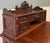 Brown Antique French Petite Barley Twist Desk Carved Oak Renaissance Revival c.1890 For Sale - Image 8 of 18