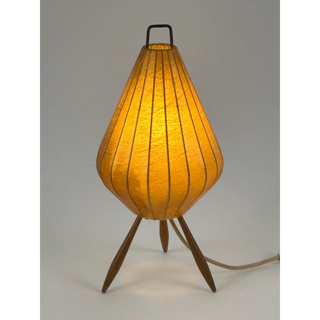 Mid-Century Modern Cocoon Table Lamp, Germany, 1960s For Sale - Image 16 of 18