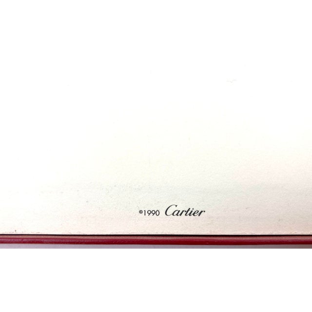 Cartier Iconic Panther Design Card and Envelope Set Luxury Stationery For Sale In Los Angeles - Image 6 of 10