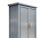 1990s Oriental Weathered Gray Tall Narrow Noodle Cabinet Armoire For Sale - Image 5 of 8