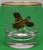 Mid 20th Century Set X 4 Cyril Gorainoff Hand Enamel Painted Game Bird Old Fashioned Glasses For Sale - Image 5 of 5