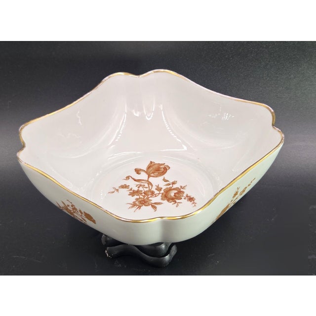 Mid 20th Century French Limoges Trinket Square Dish For Sale - Image 16 of 18