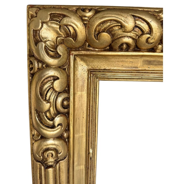 American Vintage Newcomb-Macklin Painting Frame 20th century American Newcomb-Macklin carved and gilded painting frame....