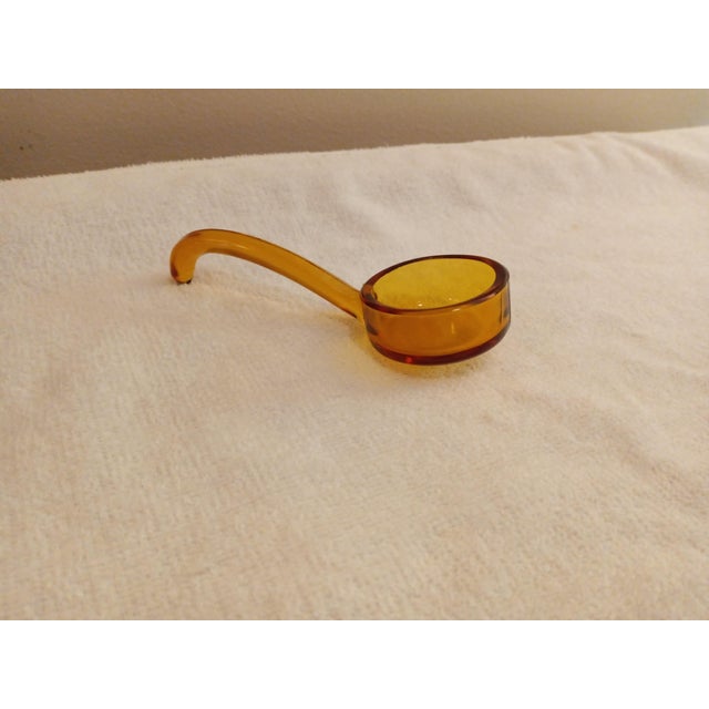 Vintage 1920's Uranium Depression Glass Spoon, Ladle. Spoon is in great vintage condition without chips or cracks....