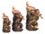 Antique English Majolica Graduated Bear Syrup Jugs by Joseph Holdcroft, 1875, Set of 3 For Sale