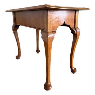 Late 18th Century Massachusetts Tiger Maple Console For Sale