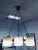Vintage Scandinavian 6-Light Chandelier, 1950s For Sale - Image 3 of 10