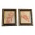1940’s 2 Original Sepia Female Nude Drawings Ornate Vintage Frames-A Pair For Sale