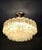 Silver Vintage Murano Glass Ceiling Light in the style of Barovier, Italy, 1980s For Sale - Image 8 of 12