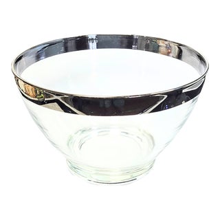 Dorothy Thorpe Champagne Punch Bowl For Sale