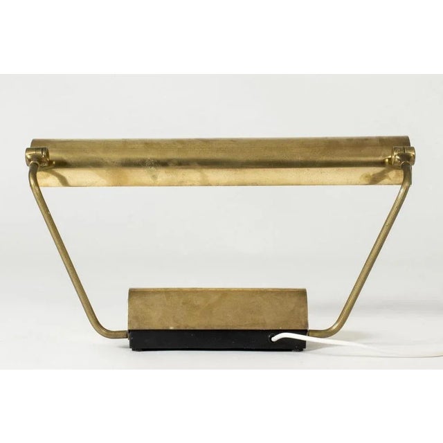1940s Mid-Century Brass Desk Lamp from Philips, 1940s For Sale - Image 5 of 13