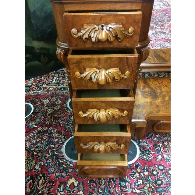Antique Dressing Mirror, Full Length Victorian Dresser Mirror For Sale - Image 12 of 17