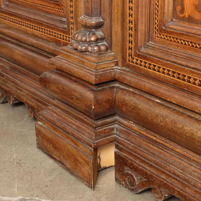 Neo-Renaissance Style Cabinet in Carved Wood For Sale - Image 12 of 16