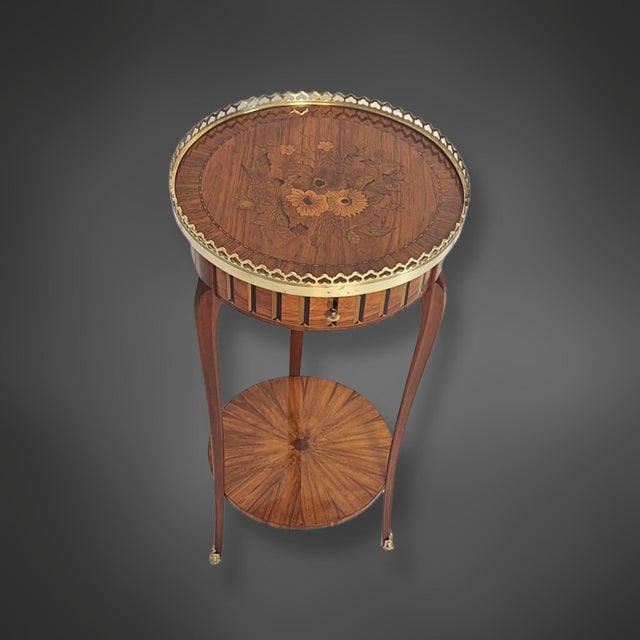 Antique Louis XVI Side Table, France, 1900 For Sale - Image 13 of 13