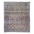 Antique Persian Kerman Lavar Rug, Hand-Knotted Wool, All-Over Floral Pattern, Ivory & Blue, 9x12 For Sale