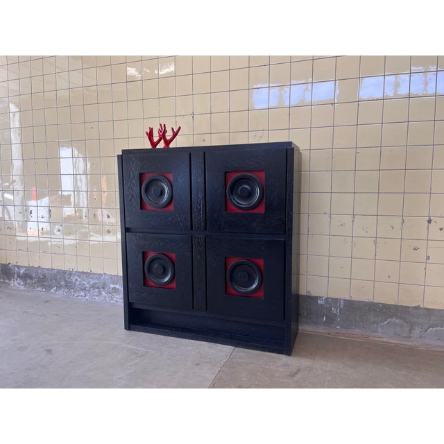Vintage Brutalist Cabinet, 1970s For Sale - Image 10 of 11