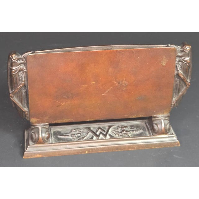Bronze Art Nouveau Photo Frame With Grasshoppers For Sale - Image 9 of 11