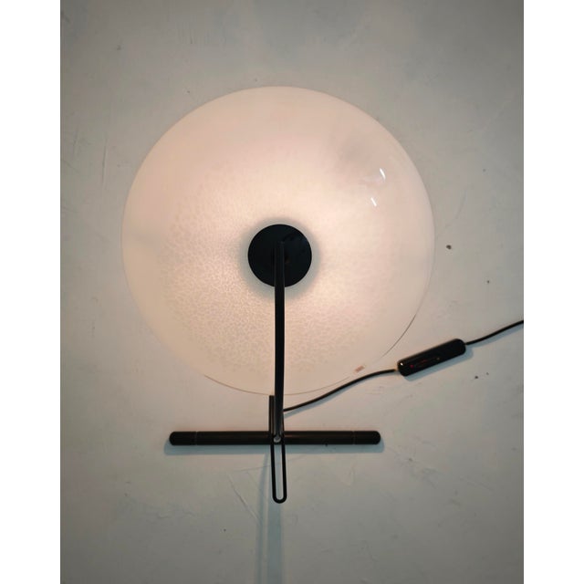 Table Lamp in Murano Glass and Black Metal, 1980s For Sale - Image 17 of 18