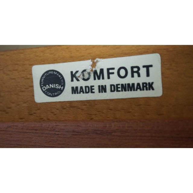 Comfort 3-Seater Sofa in Leather by Arne Wahl Iversen, 1960s For Sale - Image 10 of 18