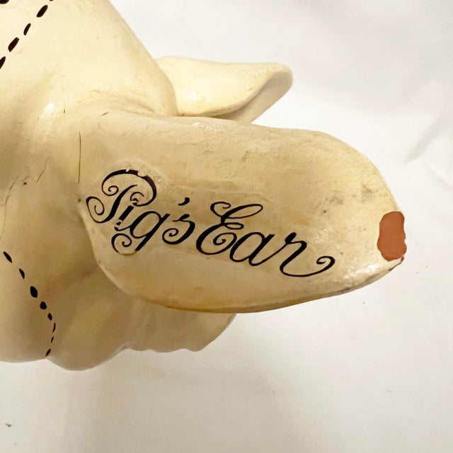 Ceramic Vintage Ceramic Piggy Bank For Sale - Image 7 of 11