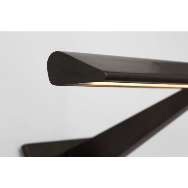 Modern Ian K. Fowler for Visual Comfort Signature Petrel 18" Picture Light in Bronze For Sale - Image 3 of 6
