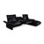 Animal Skin Elena Corner Sofa in Black Leather from Koinor For Sale - Image 7 of 18