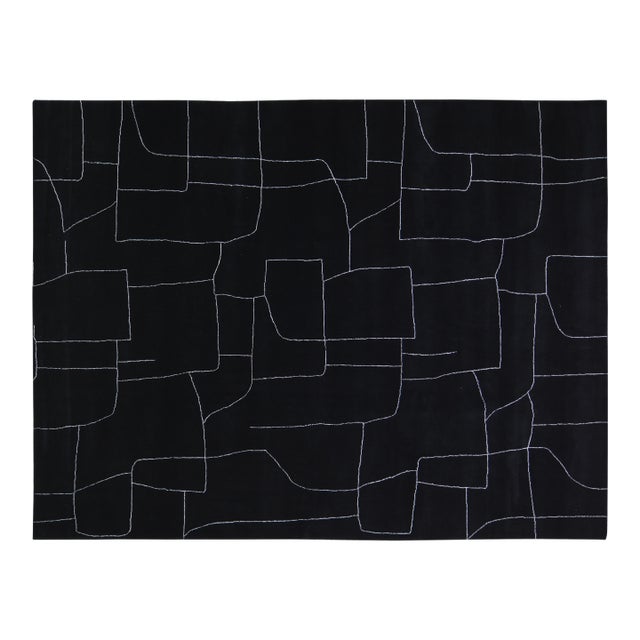 New Moroccan Professional Hand Knotted Wool Rug, 10'2x14'1 For Sale