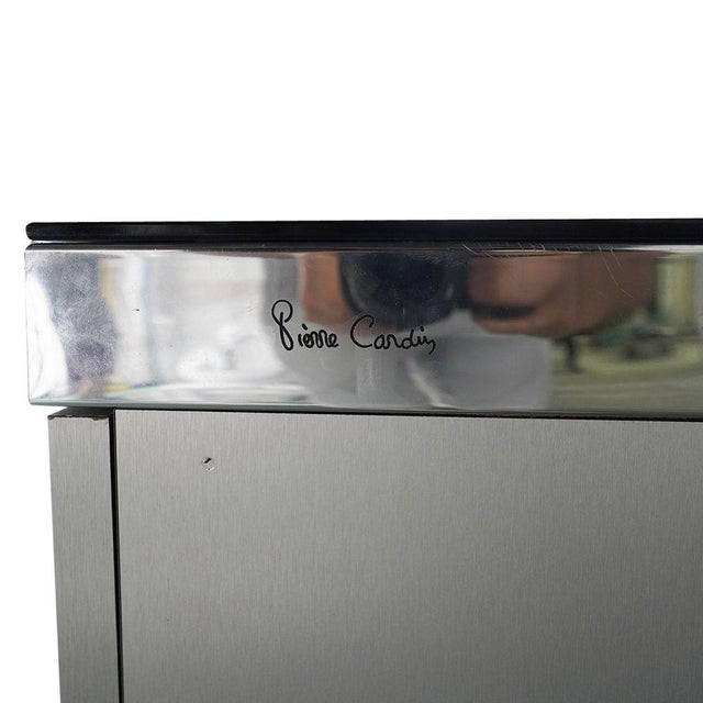 1970s 1970s Brushed Aluminium and Chrome Sideboard by Pierre Cardin For Sale - Image 5 of 5