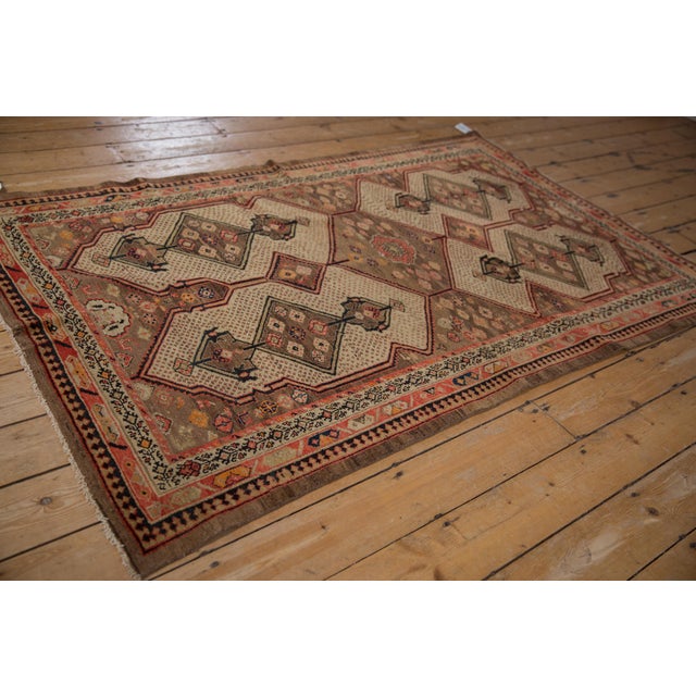 Textile Vintage Fine Malayer Rug - 4'4" X 6'9" For Sale - Image 7 of 13