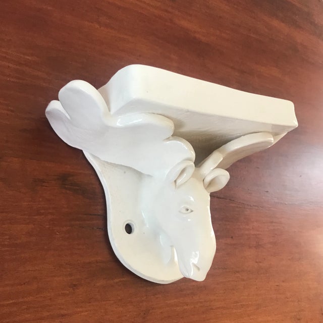 Signed 1970s Folk Art Studio Pottery Figurative Moose Soap Dish For Sale - Image 10 of 10