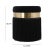 Melody Black Tasseled Ottoman For Sale - Image 4 of 7
