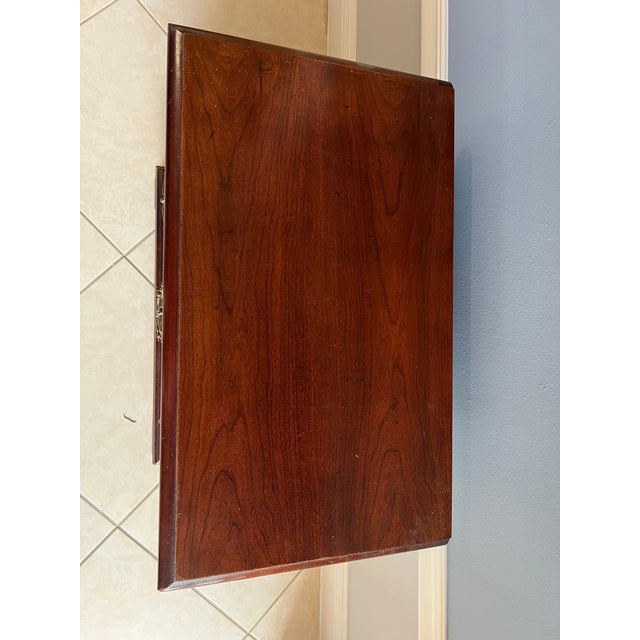 Wood Vintage Thomasville 4 Drawers Nightstand /End Table For Sale - Image 7 of 9