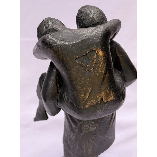 Early 20th Century Aimé Jules Dolou (French 1838-1902) Attr. Sculpture Statue "L Enfant Du Travail", Paris Fooundry Stamp For Sale - Image 16 of 17