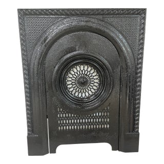 19th Century Fireplace Surround and Insert For Sale