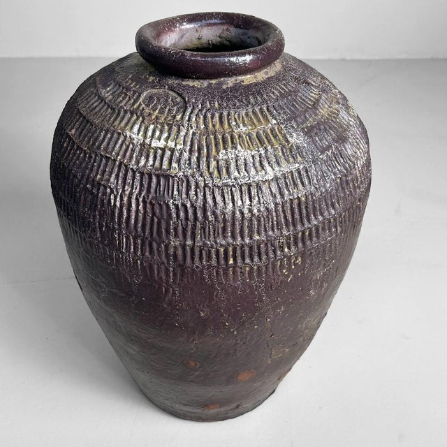 Meiji Tokoname (常滑) Tsubo Jar, Japan For Sale - Image 12 of 18
